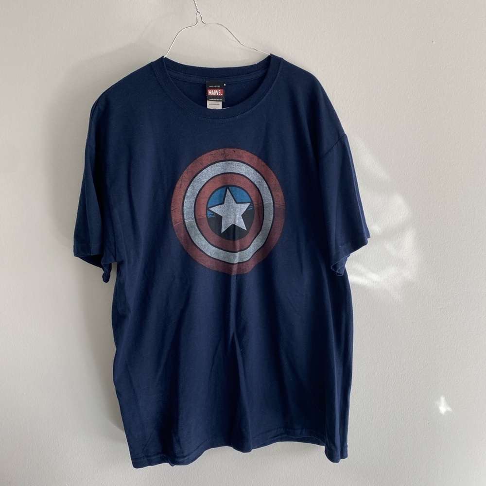 Marvel Captain America Mad Engine Tshirt Large